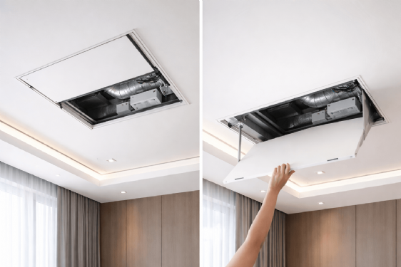 上掀式與下掀式維修孔差在哪？天花板裝修重點一次掌握